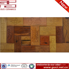 rustic design Solid wood mosaic tile for house wall decoration